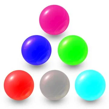 Marble ball Stock Illustration