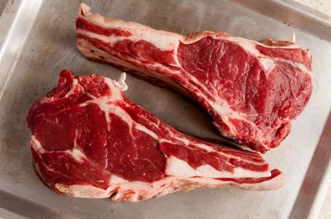 Marble beef edge Stock Photos