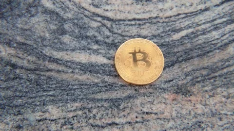 Marble bitcoin background texture 스톡 동영상 89887569