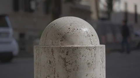 Marble block in rome 4K 50fps 스톡 동영상 238668008
