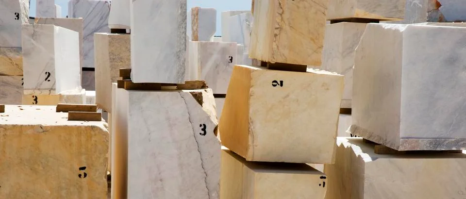 Marble blocks 8 Stock Photos