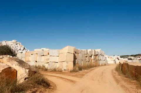 Marble blocks Stock Photos