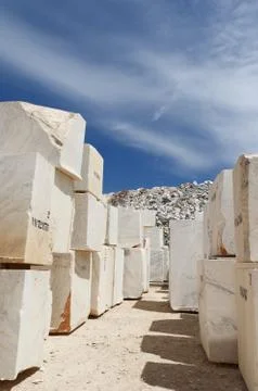 Marble blocks Stock Photos