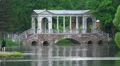 Marble bridge. Pushkin. Catherine Park. Tsarskoye Selo. 4K. 4k or 4k+ Resolution