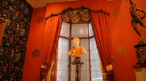 Marble Bust Stock Footage 40803633