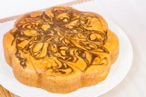 Marble Cake Closeup Foto stock