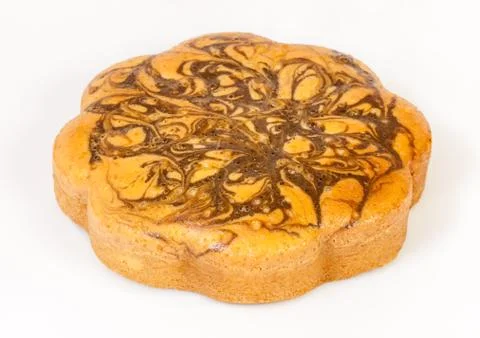 Marble Cake Closeup Stock Photos