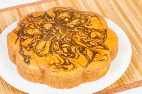 Marble Cake Closeup Foto stock
