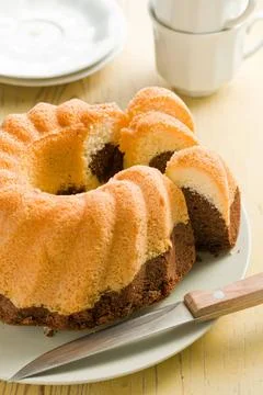 Marble cake marble cake on kitchen table Copyright: xZoonar.com/JirixHerax... Stock Photos