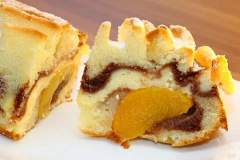 Marble cake Stock Photos