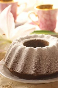 Marble cake Stock Photos