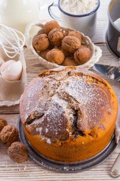 Marble cake Stock Photos