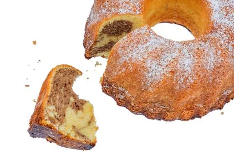 Marble cake 스톡 사진