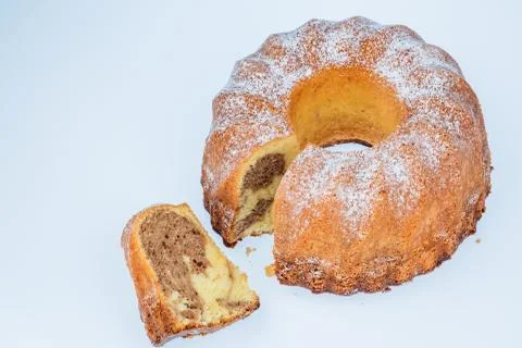 Marble cake Stock Photos