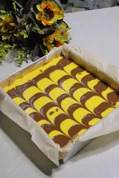 Marble cake  Stock Photos