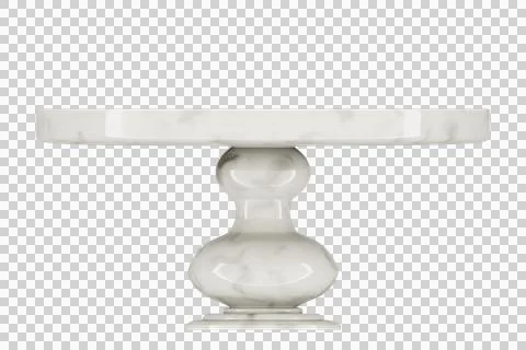 Marble cake serving stand Stock Illustration