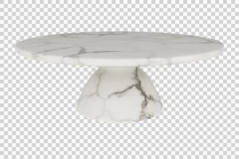 Marble cake serving stand Stock Illustration