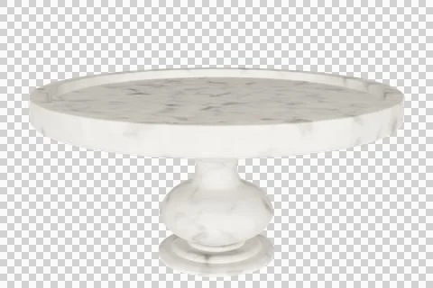 Marble cake serving stand Stock Illustration