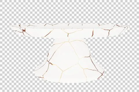 Marble cake serving stand Stock Illustration