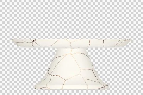 Marble cake serving stand Stock Illustration