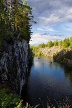 Marble canyon. Stock Photos