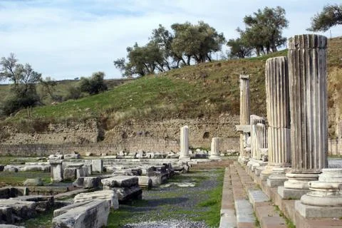 Marble columns Stock Photos