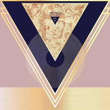 Marble composition. Geometric luxury print. Vector illustration EPS10. Stock Illustration