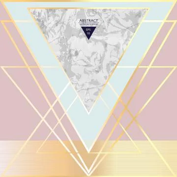 Marble composition. Geometric print. Vector illustration EPS10. Stock Illustration