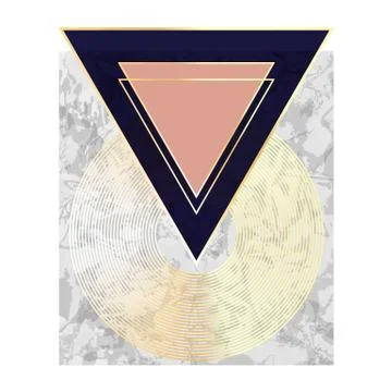 Marble composition. Geometric texture poster. Vector illustration EPS10. Stock Illustration