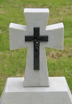 Marble Cross. Stock Photos