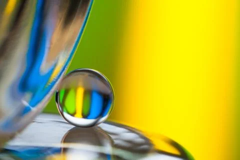 Marble on the dark background Foto stock