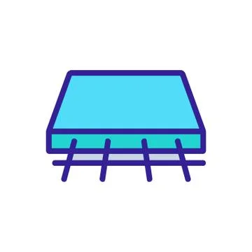 Marble drawing material icon vector outline illustration イラスト素材