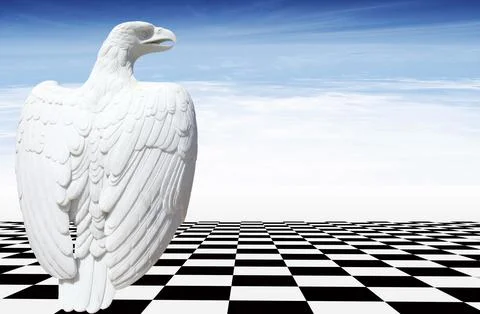 Marble eagle Stock Photos