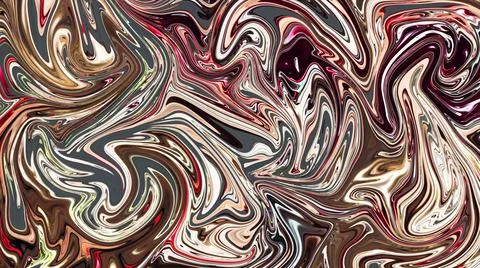 Marble effect texture of different brown red and gray colors with contrasting Illustrazione stock