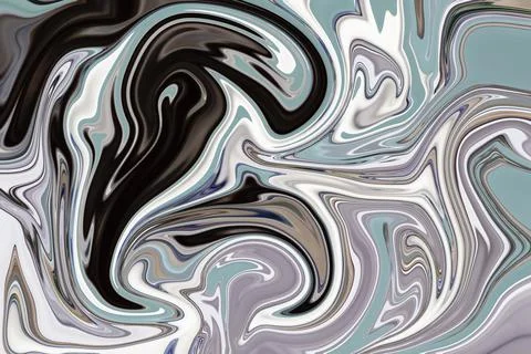 Marble effect texture of different green black and purple colors with contras Illustrazione stock