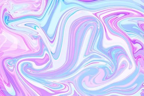 Marble effect texture of different purple, white, and blue colors with cont.. Illustrazione stock