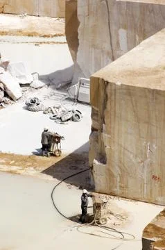 Marble extraction  Stock Photos
