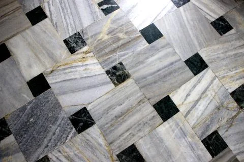 Marble Floor Inlay Work Stock Photos