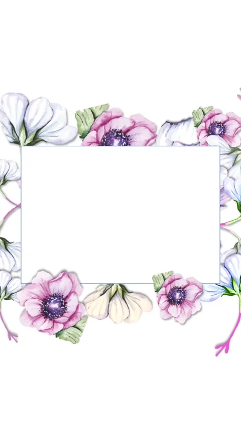 Marble Floral for Invitations with Text Space 스톡 동영상 270797188