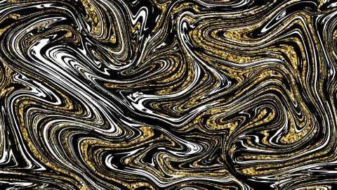 Marble gold texture seamless background. Abstract golden luxury pattern. Liqu Stock Illustration