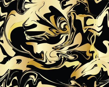 Marble Gold texture seamless pattern Stock Illustration