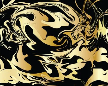 Marble Gold texture seamless pattern Stock Illustration