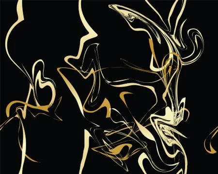 Marble Gold texture seamless pattern Illustrazione stock