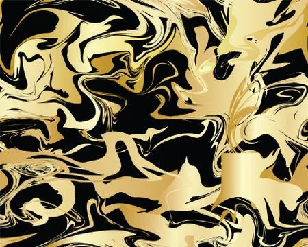 Marble Gold texture seamless pattern Stock Illustration