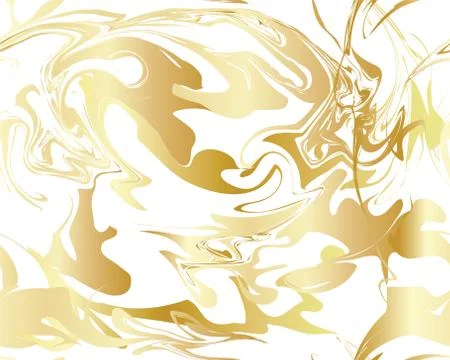Marble Gold texture seamless pattern Stock Illustration