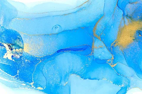 Marble Gradient Dark Blue Abstract Artwork Vector Pattern Illustrazione stock