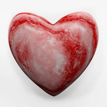 Marble heart 3D Model