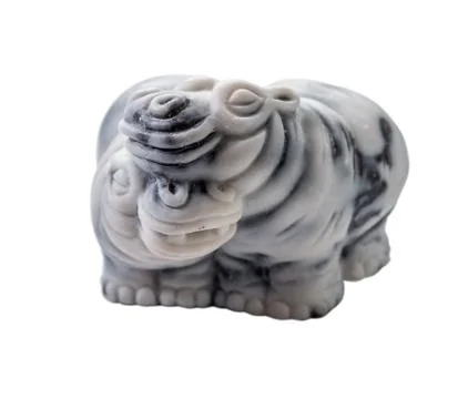 Marble Hippo Stock Photos