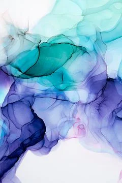 Marble ink abstract art from exquisite original painting for abstract background Stock Illustration