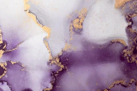 Marble ink abstract art from exquisite original painting for abstract background Stock Illustration